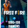 FREE FIRE: 1080 DIAMANTES + 108 BONUS DIAMANTES
