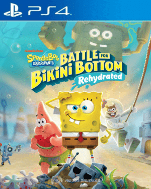 SPONGEBOB SQUAREPANTS BATTLE FOR BIKINI BOTTOM REHYDRATED PS4