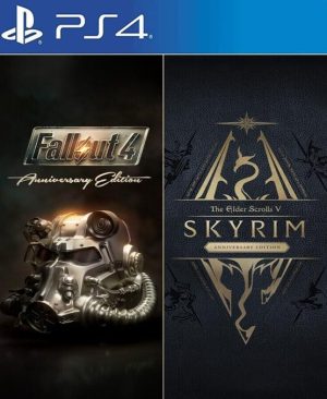 The Elder Scrolls V Skyrim Anniversary Edition + Fallout 4 Anniversary Edition Bundle PS4