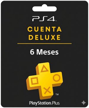 PSN PLUS DELUXE 6 MESES PS4