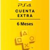 PSN PLUS EXTRA 6 MESES CUENTA PRINCIPAL PS4