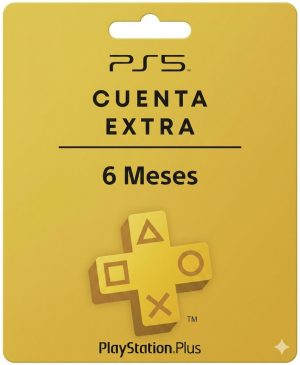 PSN PLUS EXTRA 6 MESES CUENTA PRINCIPAL PS5