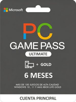 PC GAME PASS ULTIMATE SUSCRIPCIÓN DE 6 MESES CUENTA