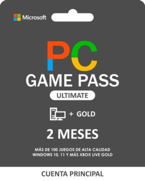 PC GAME PASS ULTIMATE SUSCRIPCIÓN DE 2 MESES CUENTA